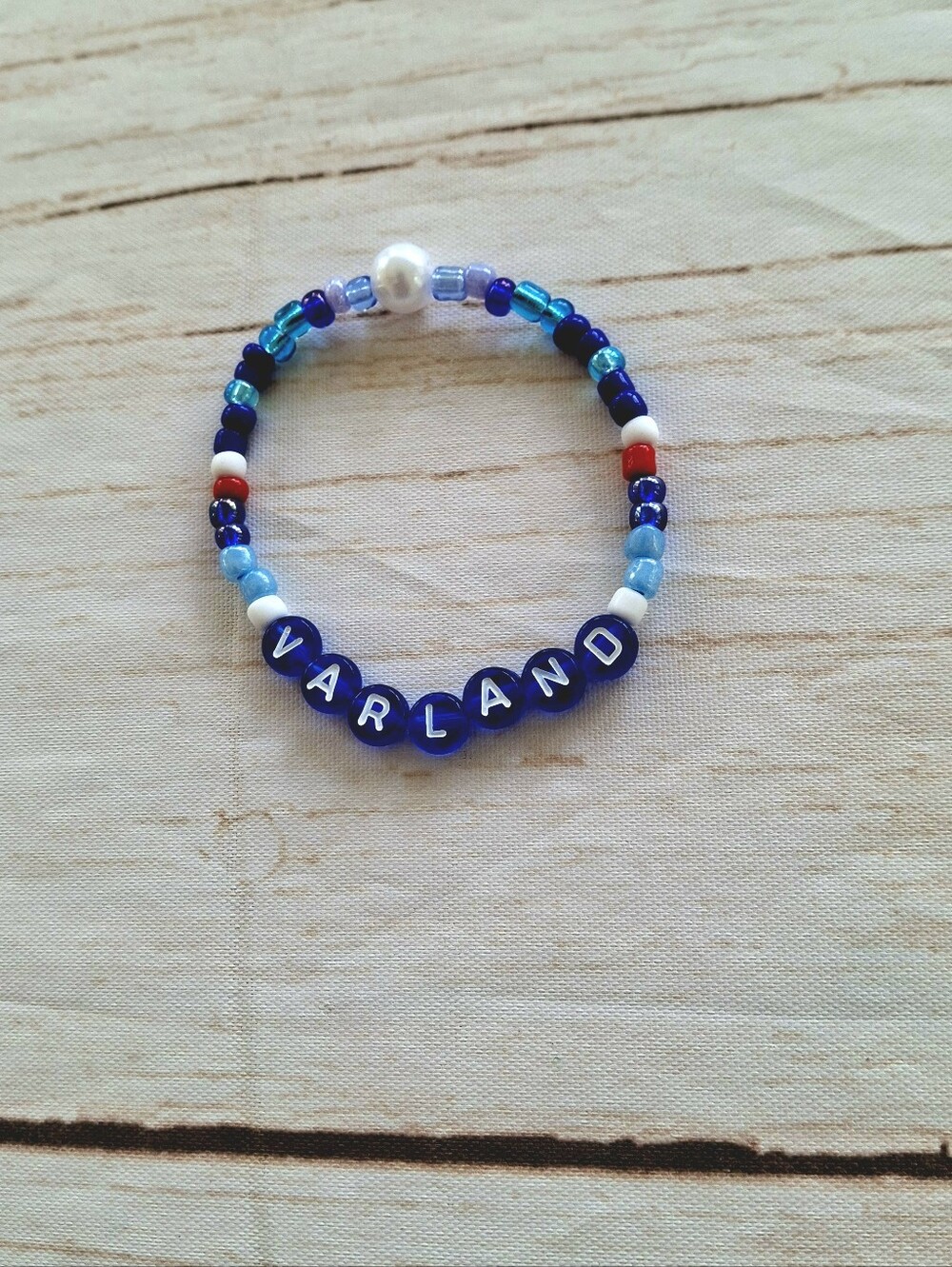 Baseball Fan Friendship Bracelet Beaded Accessory New Handmade